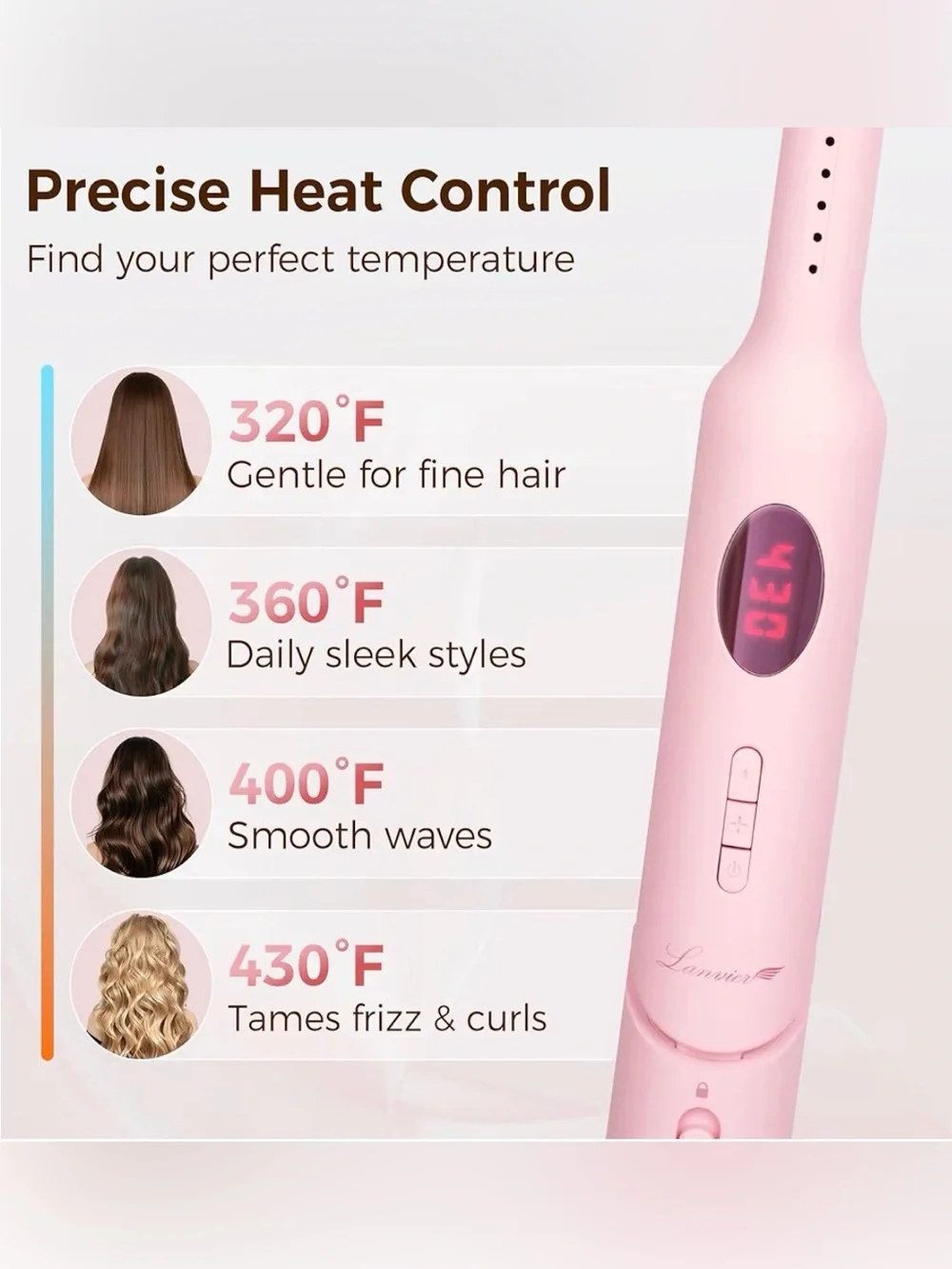 Mini Curling Iron for Short Hair Pixie Cut & Bangs